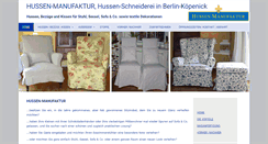 Desktop Screenshot of hussen-manufaktur.de